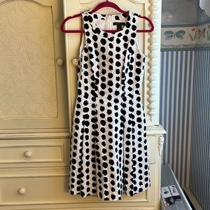 White House Black Market Polka Dot Dress